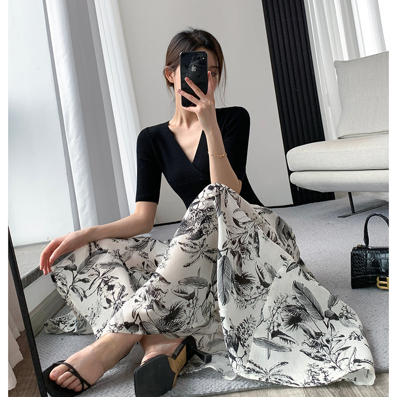 Floral Umbrella Skirt - 23 Summer French