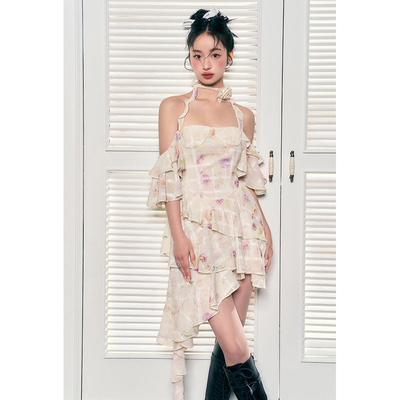 Rose Flower Decorative Dress