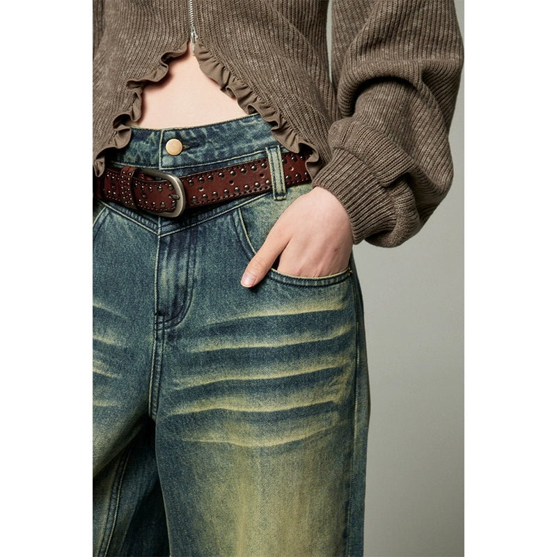 American Vintage - Jean à jambe à l'échelle