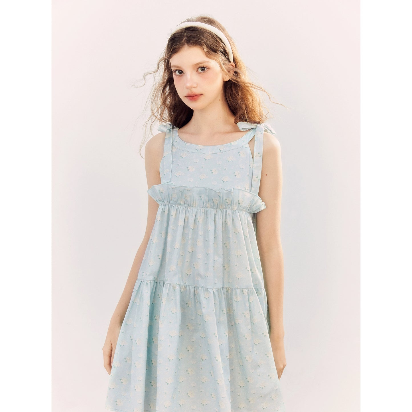 "Sea Salt" Children's Lace Dress