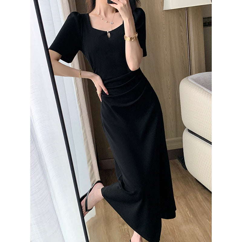 Slim Fit Black Dress