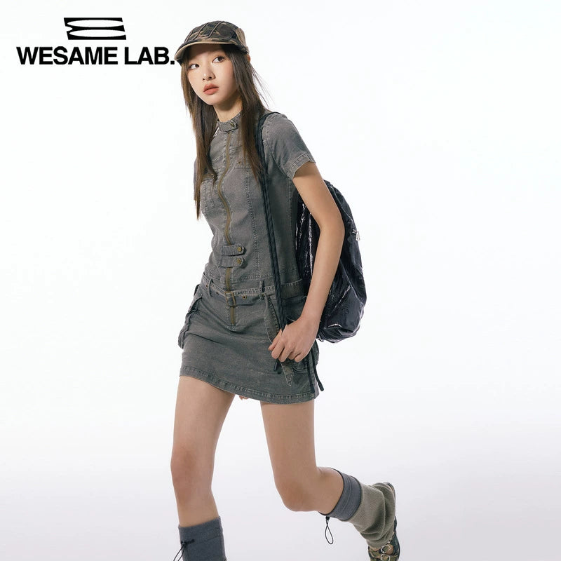 Vestidos de mezclilla casuales europeos y americanos: las faldas