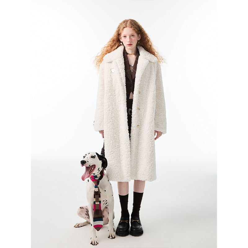 Starry Plush Eco Fur Coat