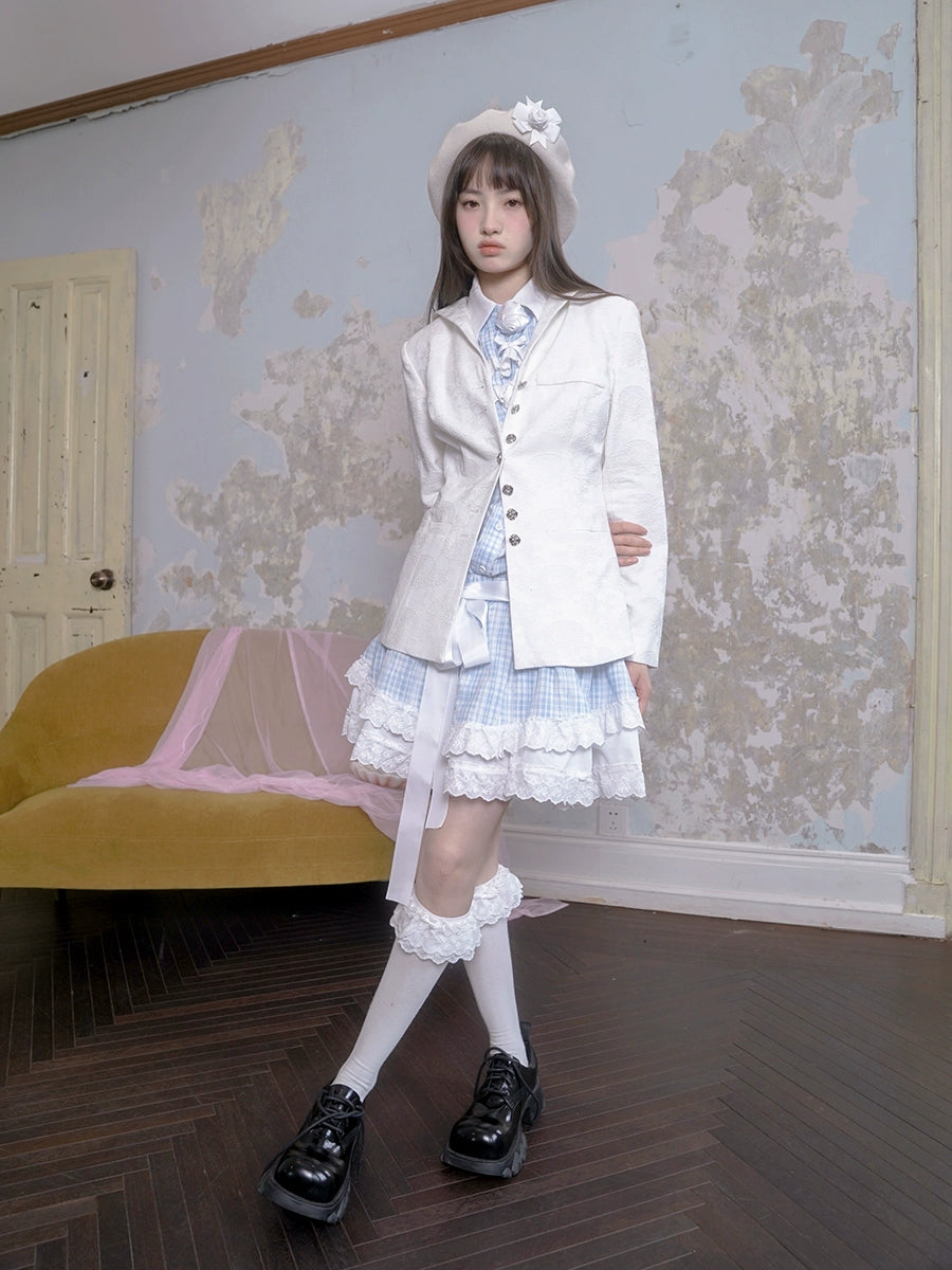 Sailor Collar Suit Coat