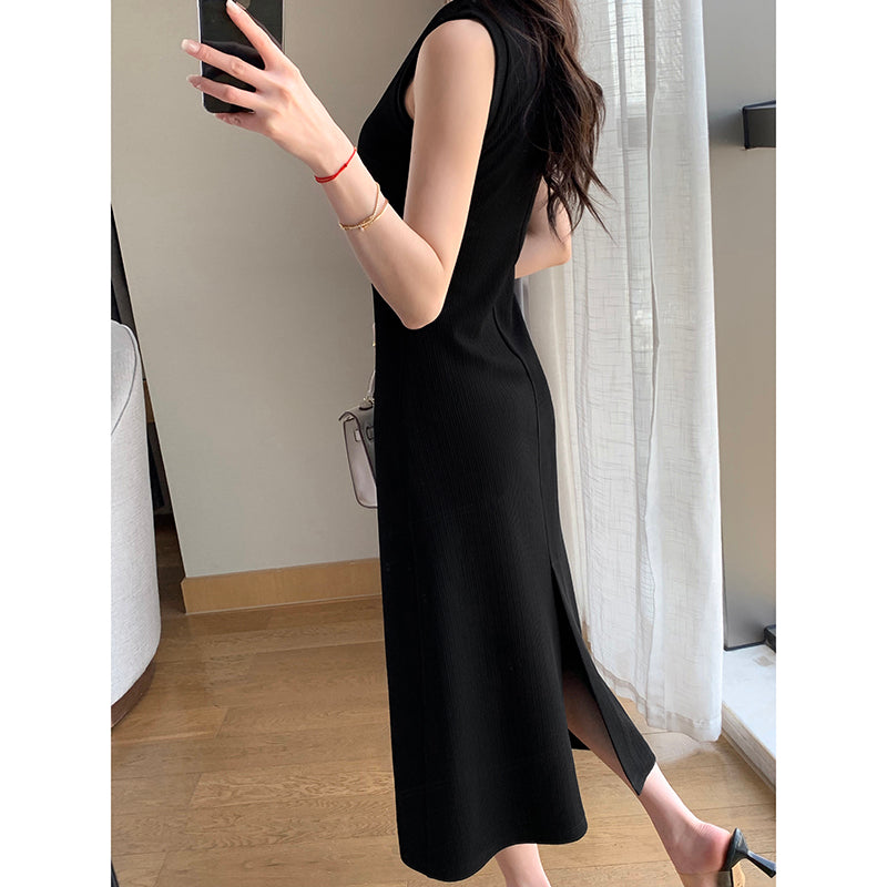 Black Dress 2023 Summer Sleeveless