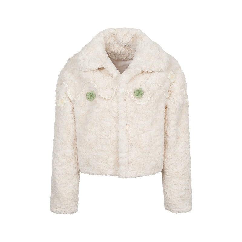 Matcha Plush Fleece Coat