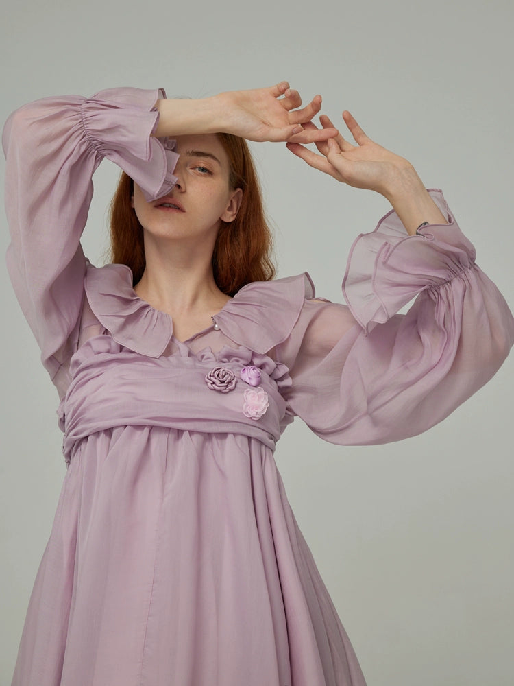 Purple Pearl Strap Dress -Elegant and Gorgeous fashion accessories –  Serendute
