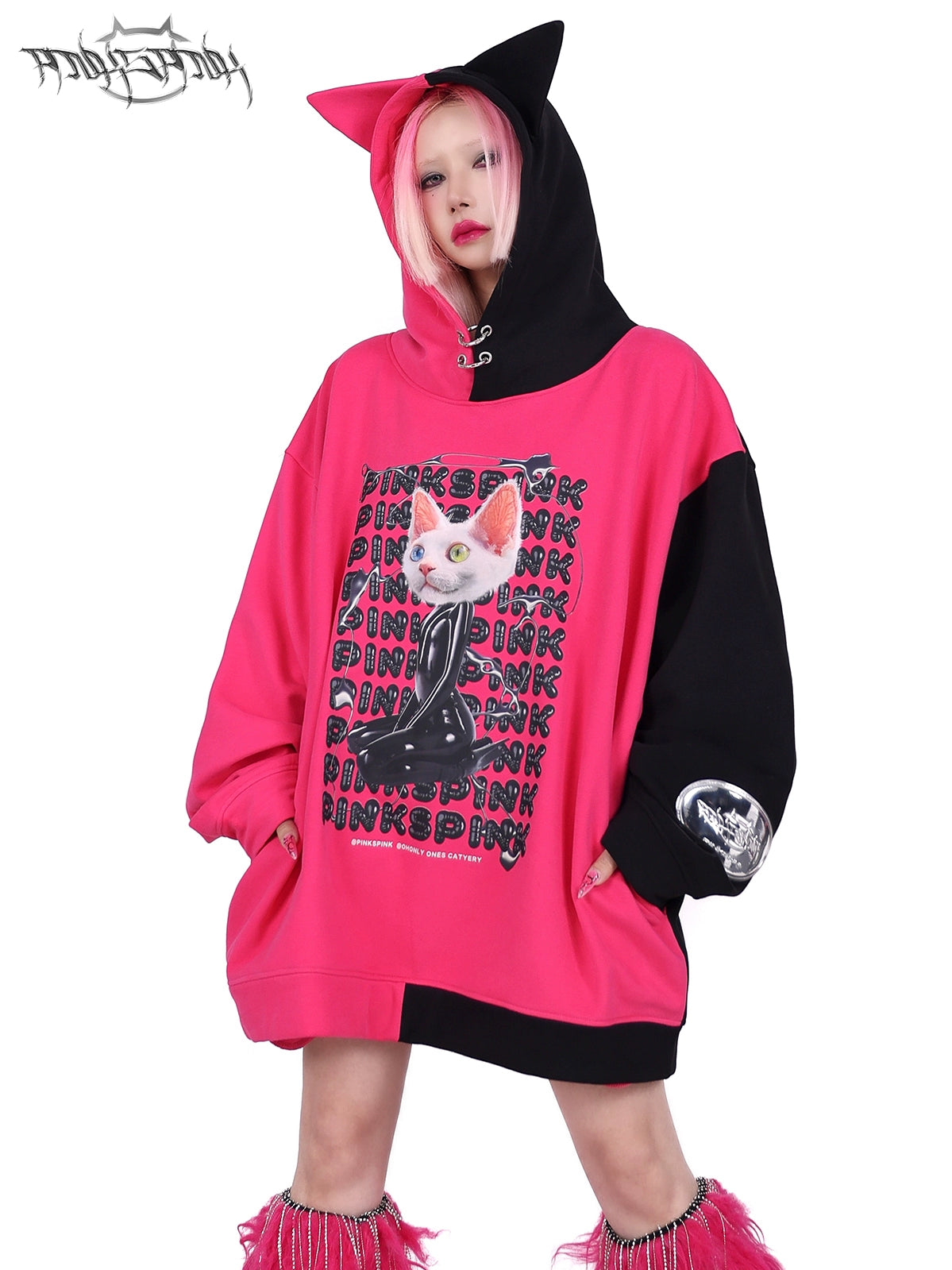 Cat Ear Hooded Punk Coat