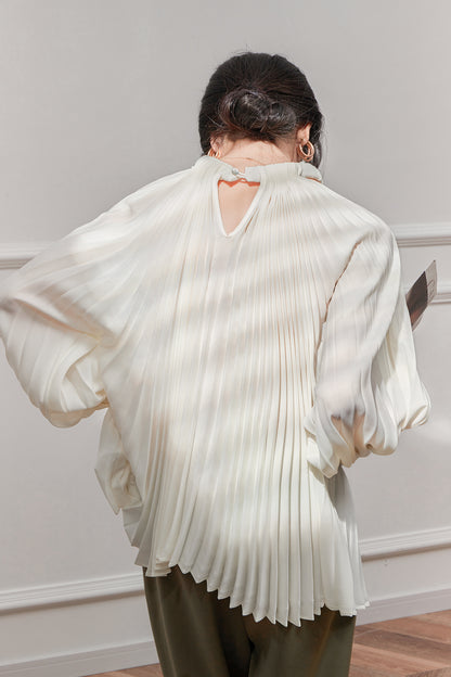 Baizhi Off-Shoulder French Shirt