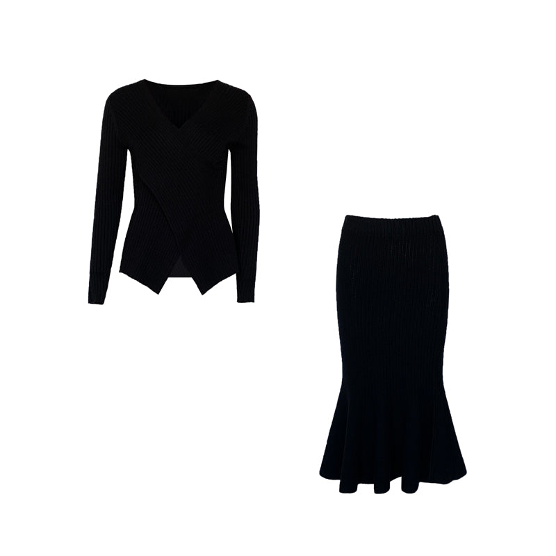 High-End Half-Skirt 2-Piece