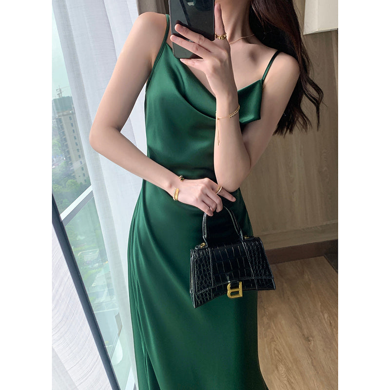 Green Split Dress