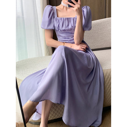 Elegant Purple Long Dress