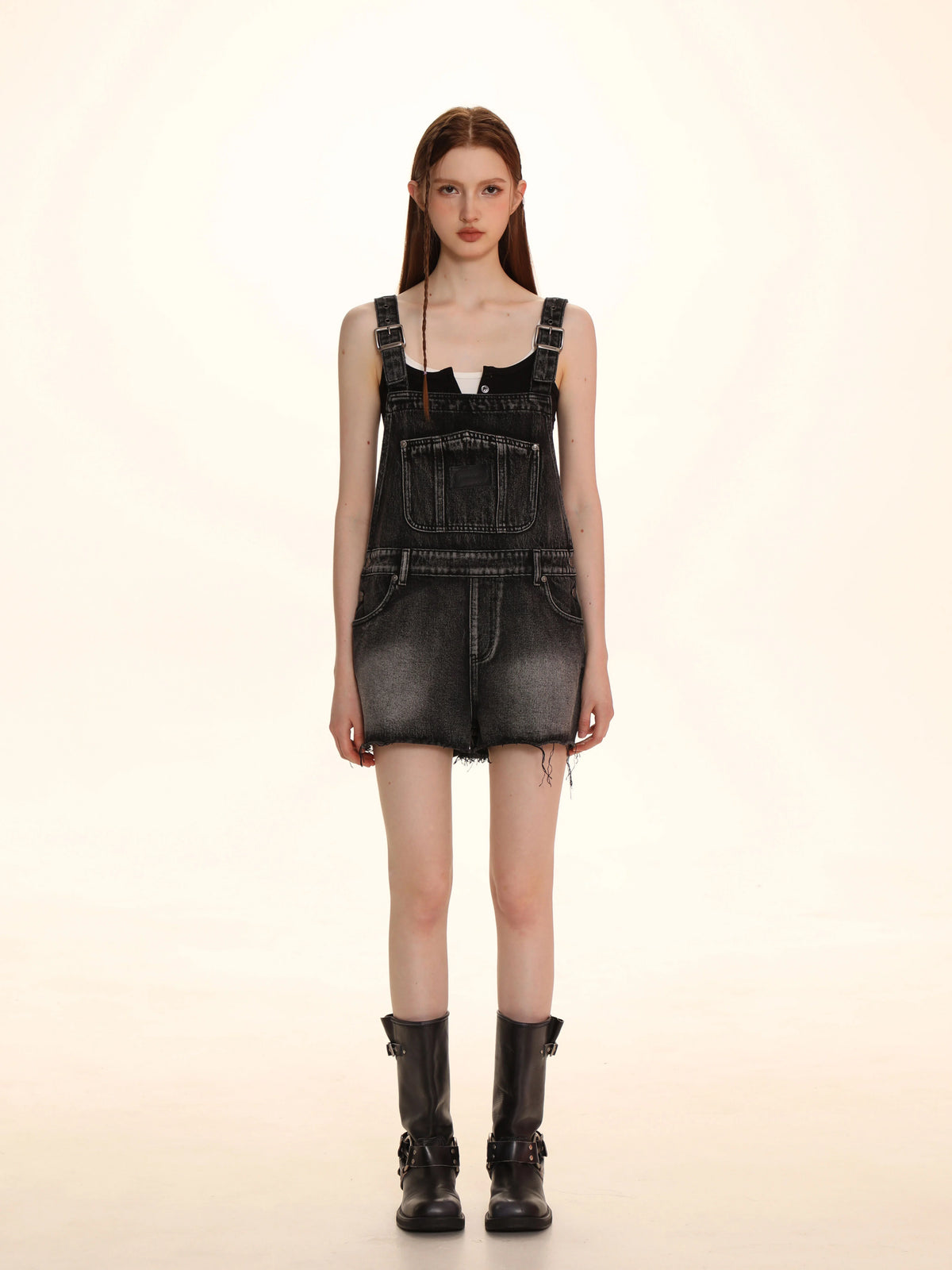 Vintage Woven Mark Strap Shorts