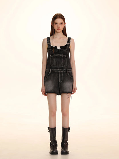 Vintage Woven Mark Strap Shorts