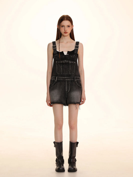 Vintage Woven Mark Strap Shorts