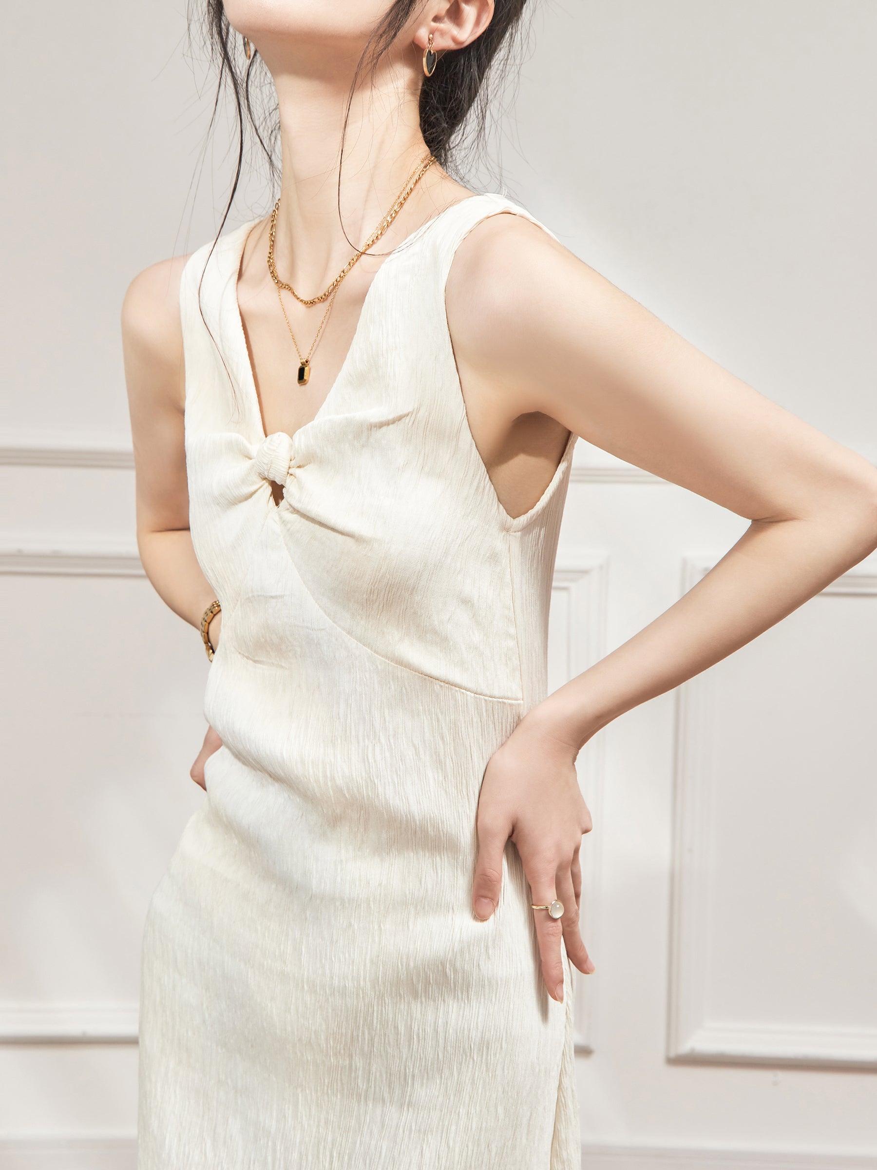 High-End V-Neck Tank Dress.