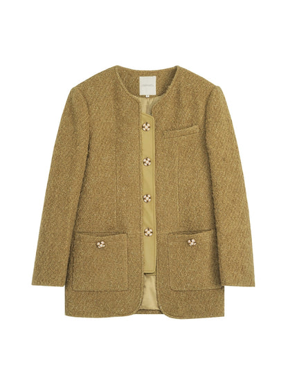 Cotton Wool Fragrant Style Coat