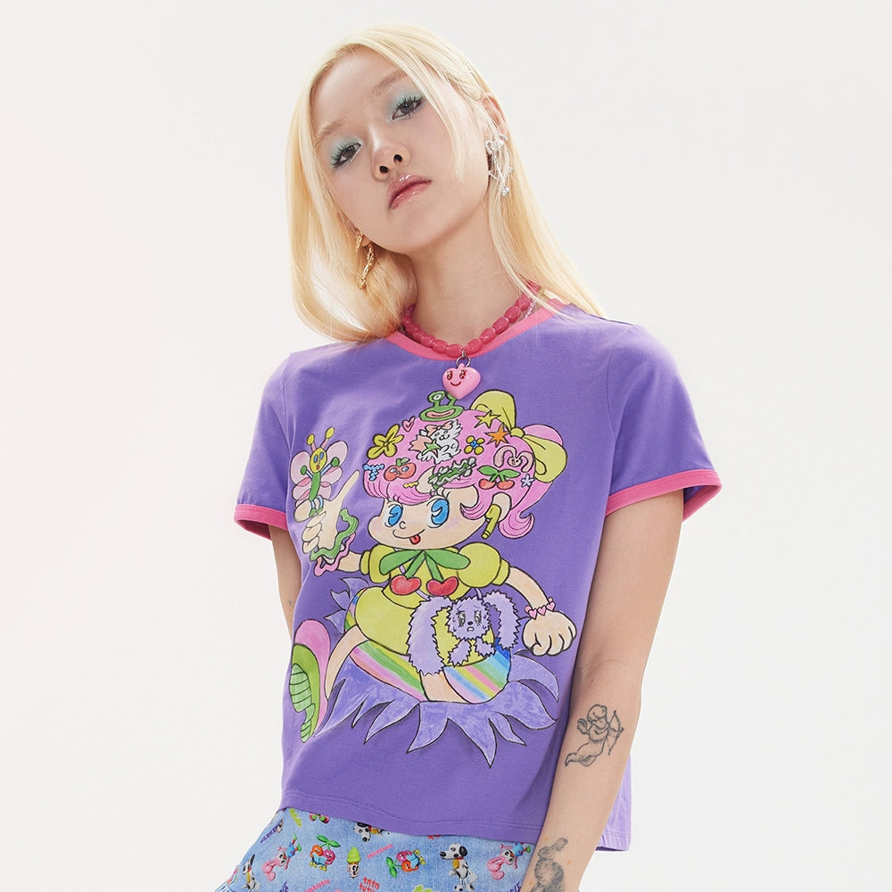 Comic Girl Cotton Tee