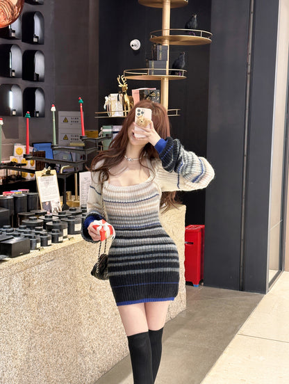 Hip Knit Sweater Dress