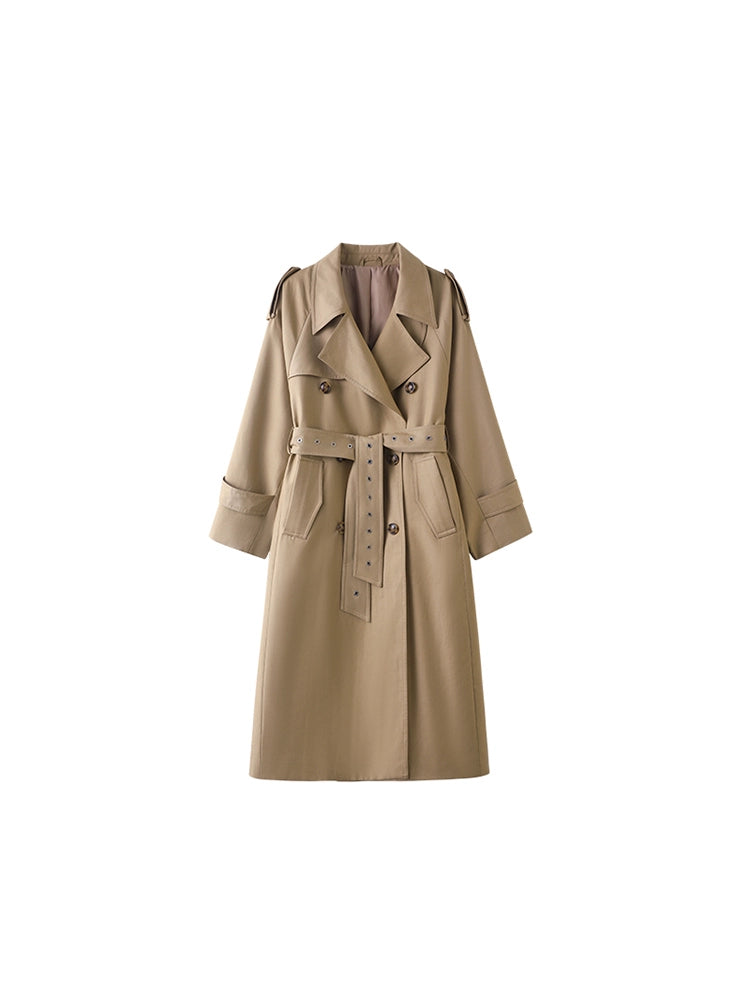 British Double Breasted Trench Coat