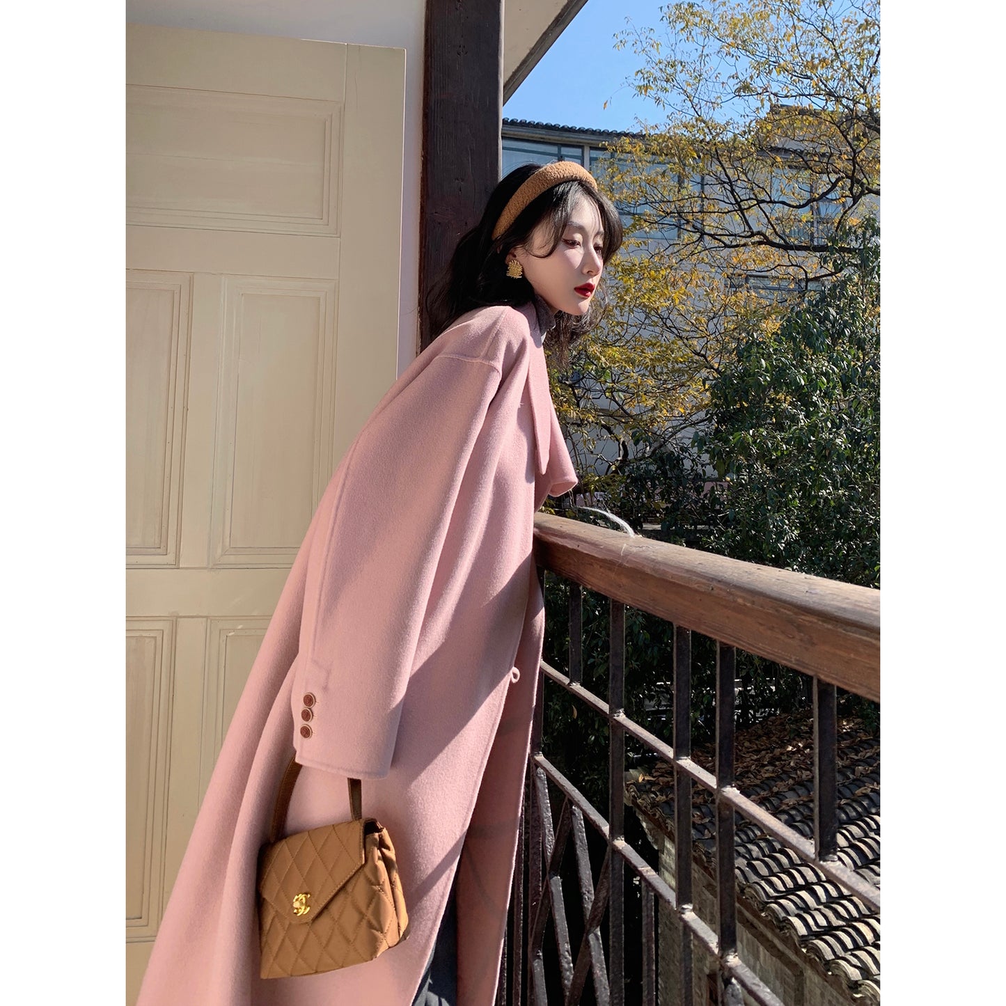 Pink Wool Bliss Coat