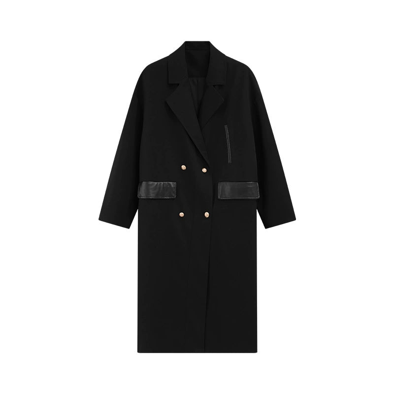 Black Long Trench