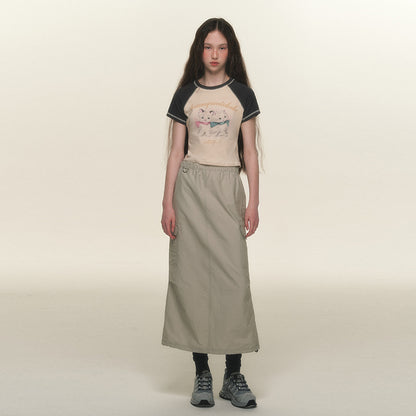 Simple Mid-Length Skirt