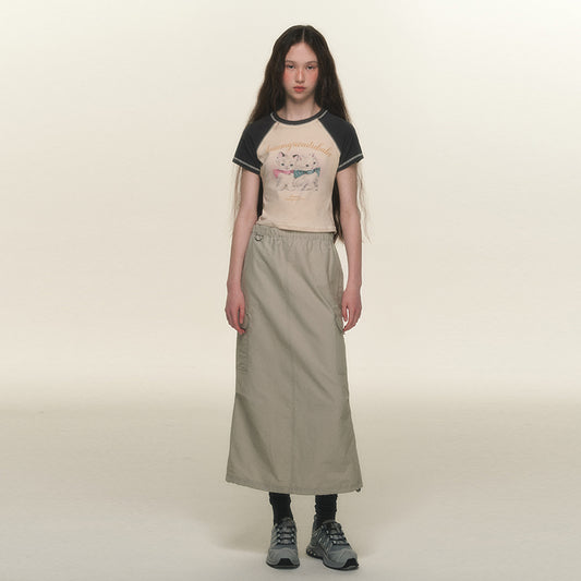 Simple Mid-Length Skirt