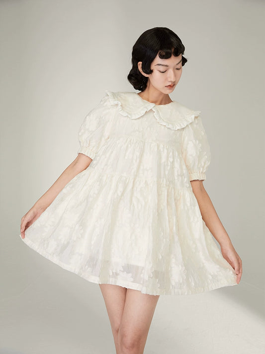 Ruffle Doll Neck - High End Dress