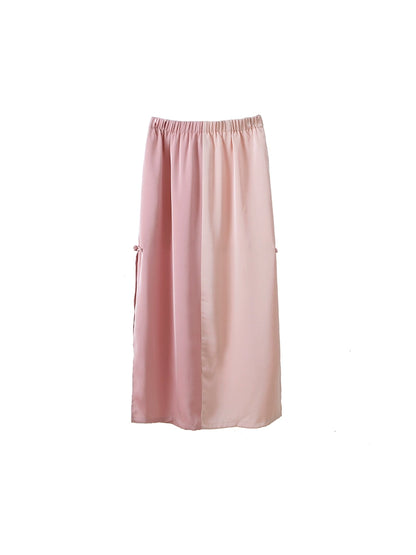 Double Layer Split Skirt