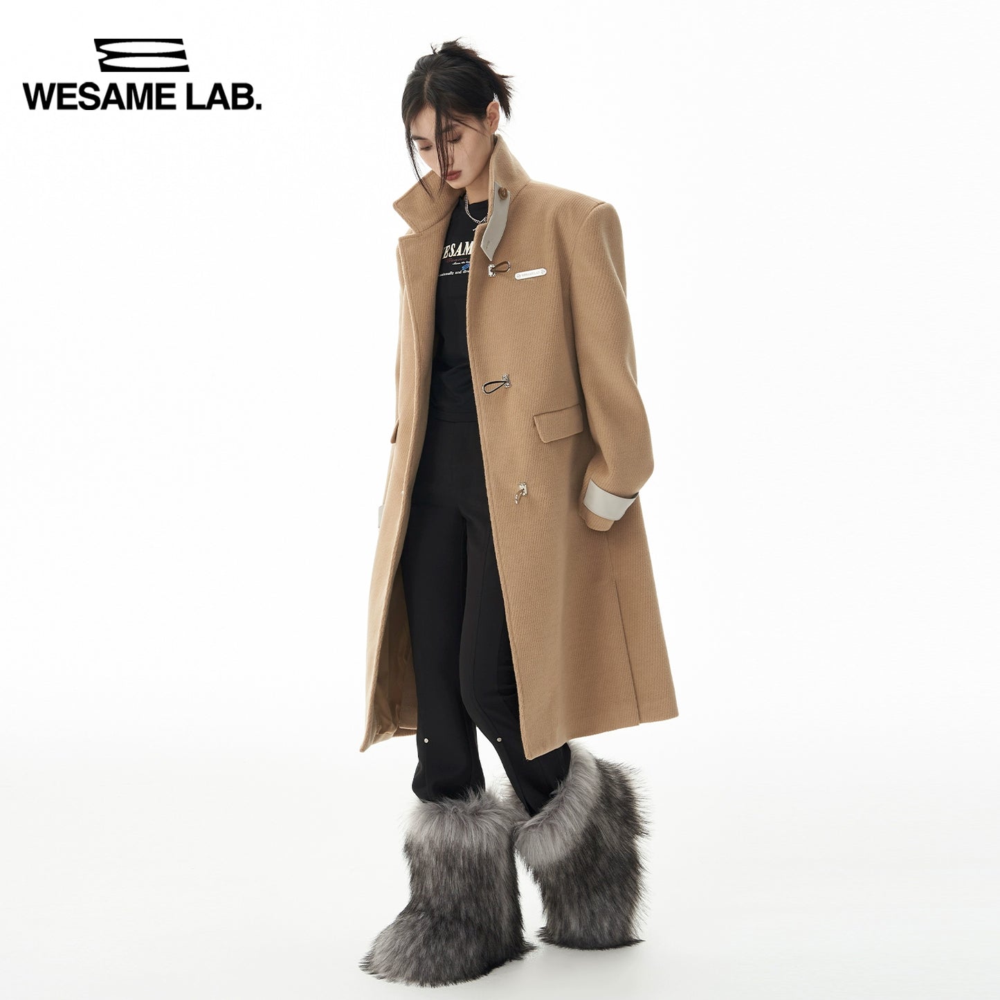 High-End Retro Warmth Woolen Long Coat