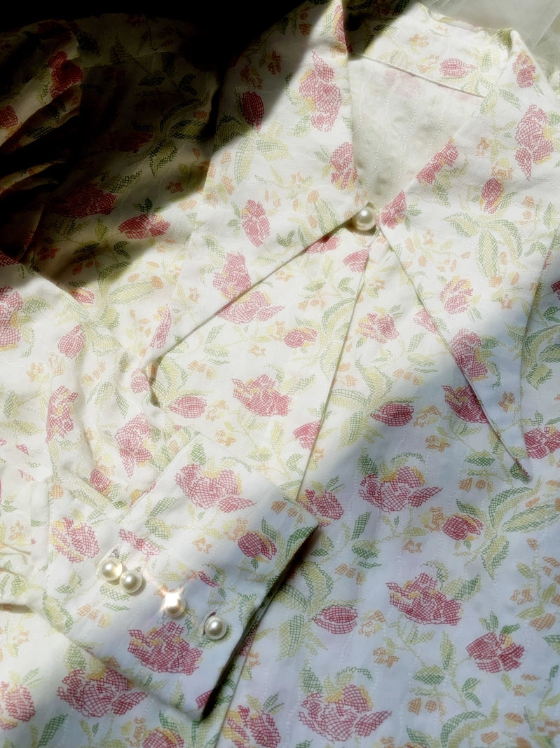 Pastoral Floral Loose Shirt