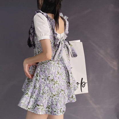 Floral Summer French Dress