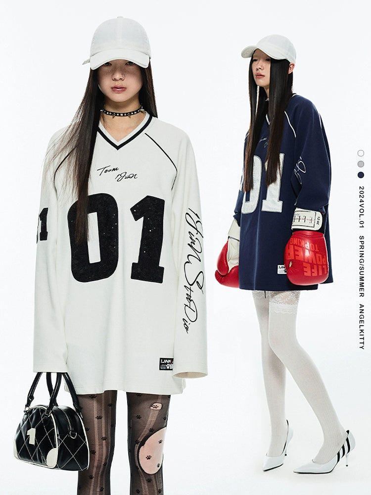 Oversize Academy Couple T-shirt