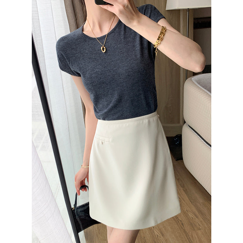 High-Waist Short Skirt - 23 Summer