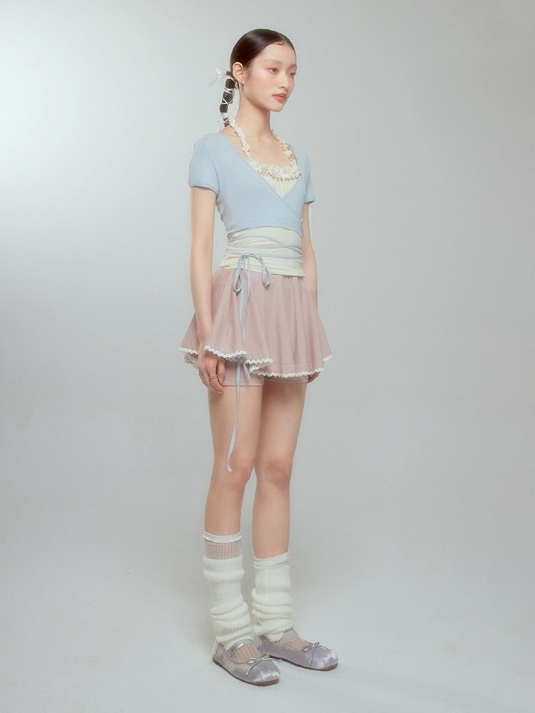 Ballet A-line - Fake Two Piece Shorts