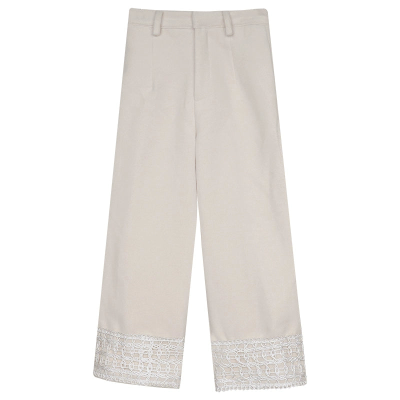 Retro Warm Woolen Pants