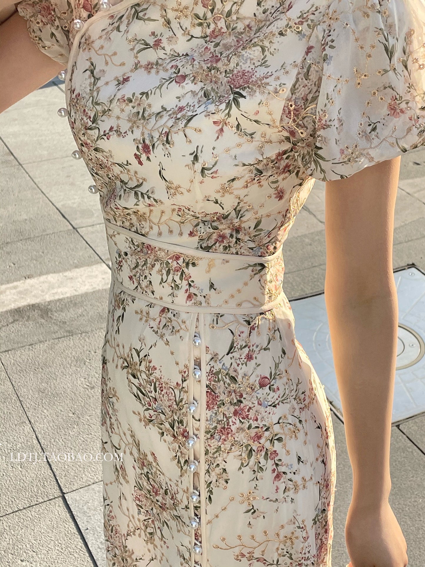 Floral Embroidered Dress