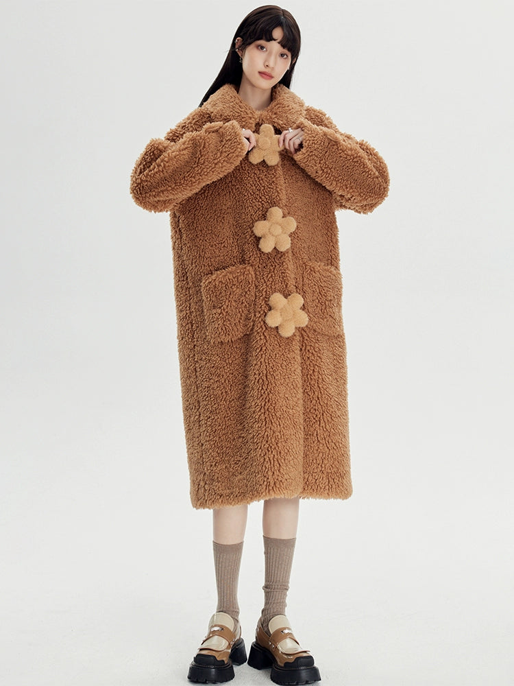 Solid Color - Loose Woolen Coat