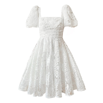 Elegant Lace French Dress