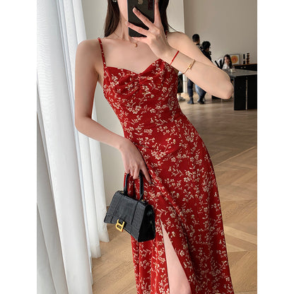 Red Camisole Dress 2023