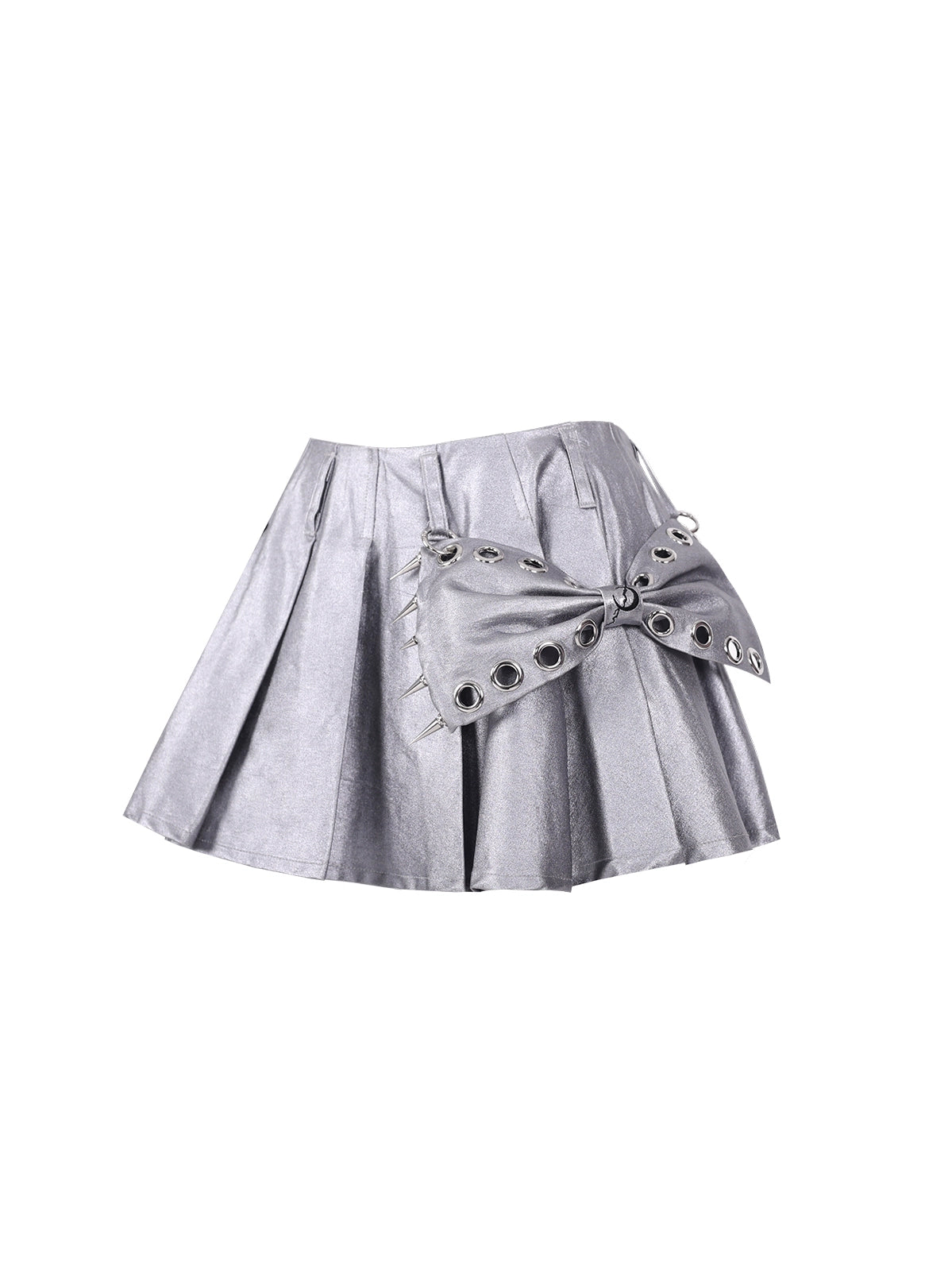 Rivet Bow Y2K Skirt