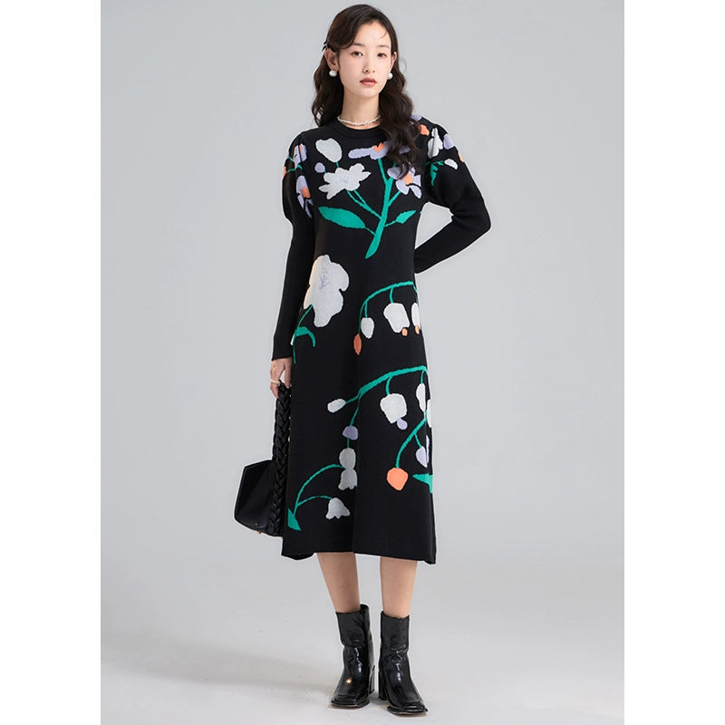 Mountain Camellia Knit Dress