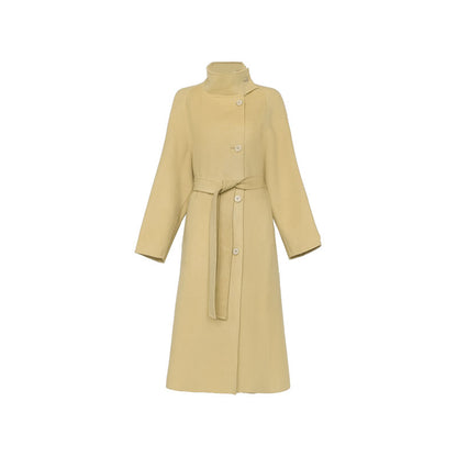 Temperament Mid-Length Wool Coat