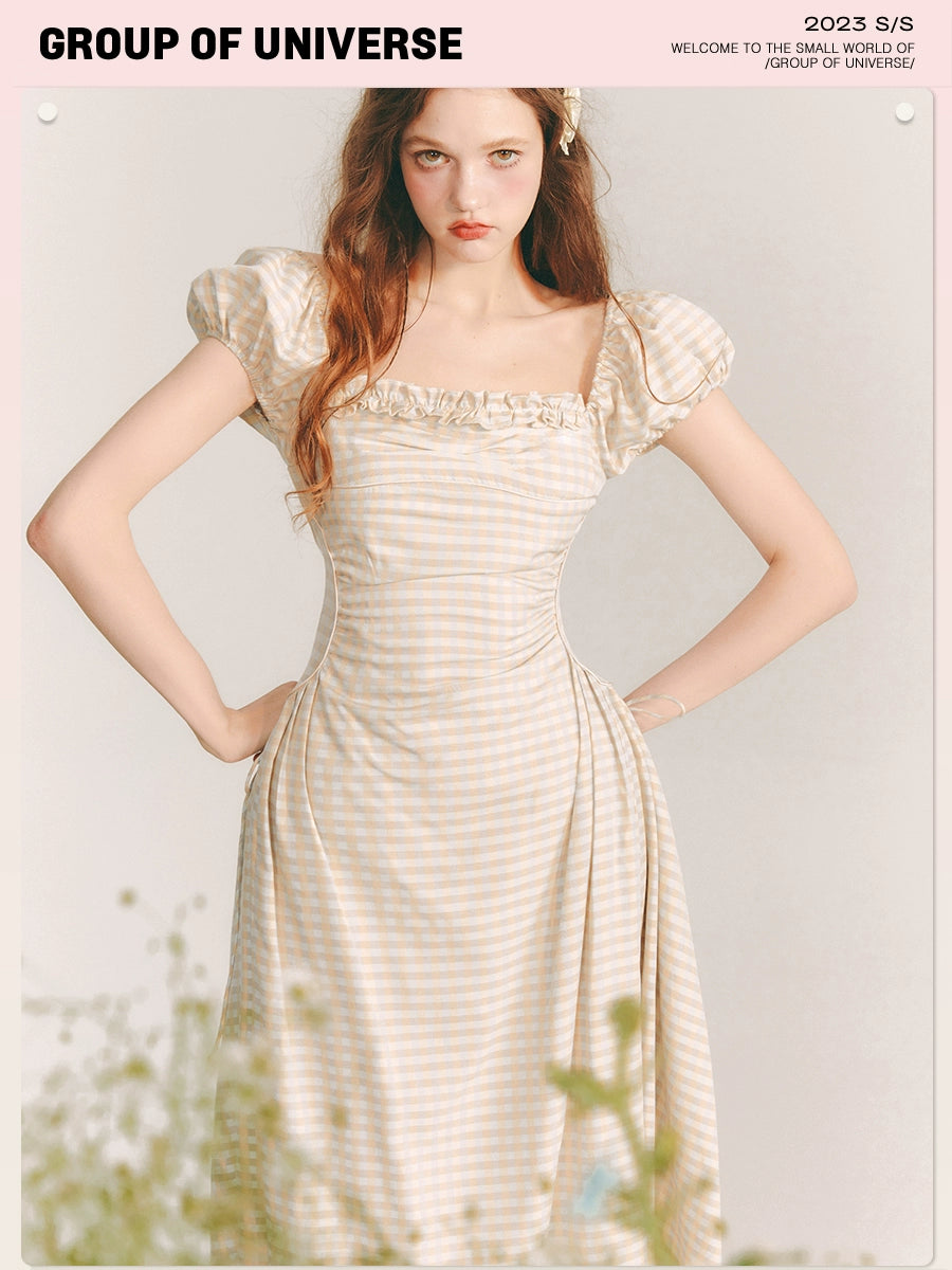 Seasalt Elegance - Soft Tencel Plaid Dress