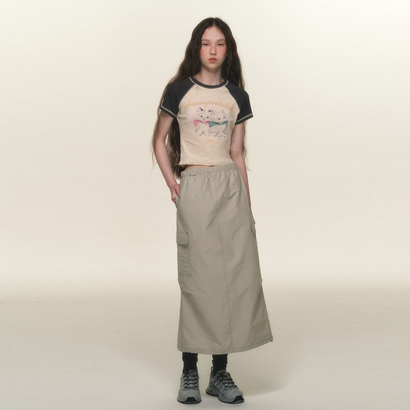 Simple Mid-Length Skirt