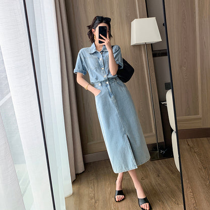 Denim Summer Dress & Long Skirt