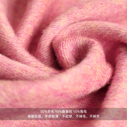 Berry Raspberry Double-Sided Wool Coat