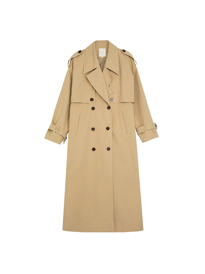 Khaki High-End Trench Coat