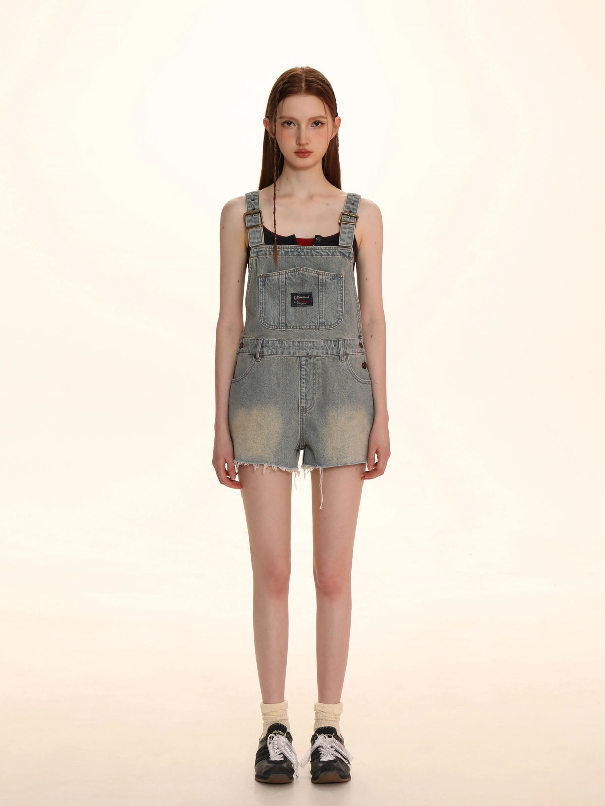 Vintage Woven Mark Strap Shorts
